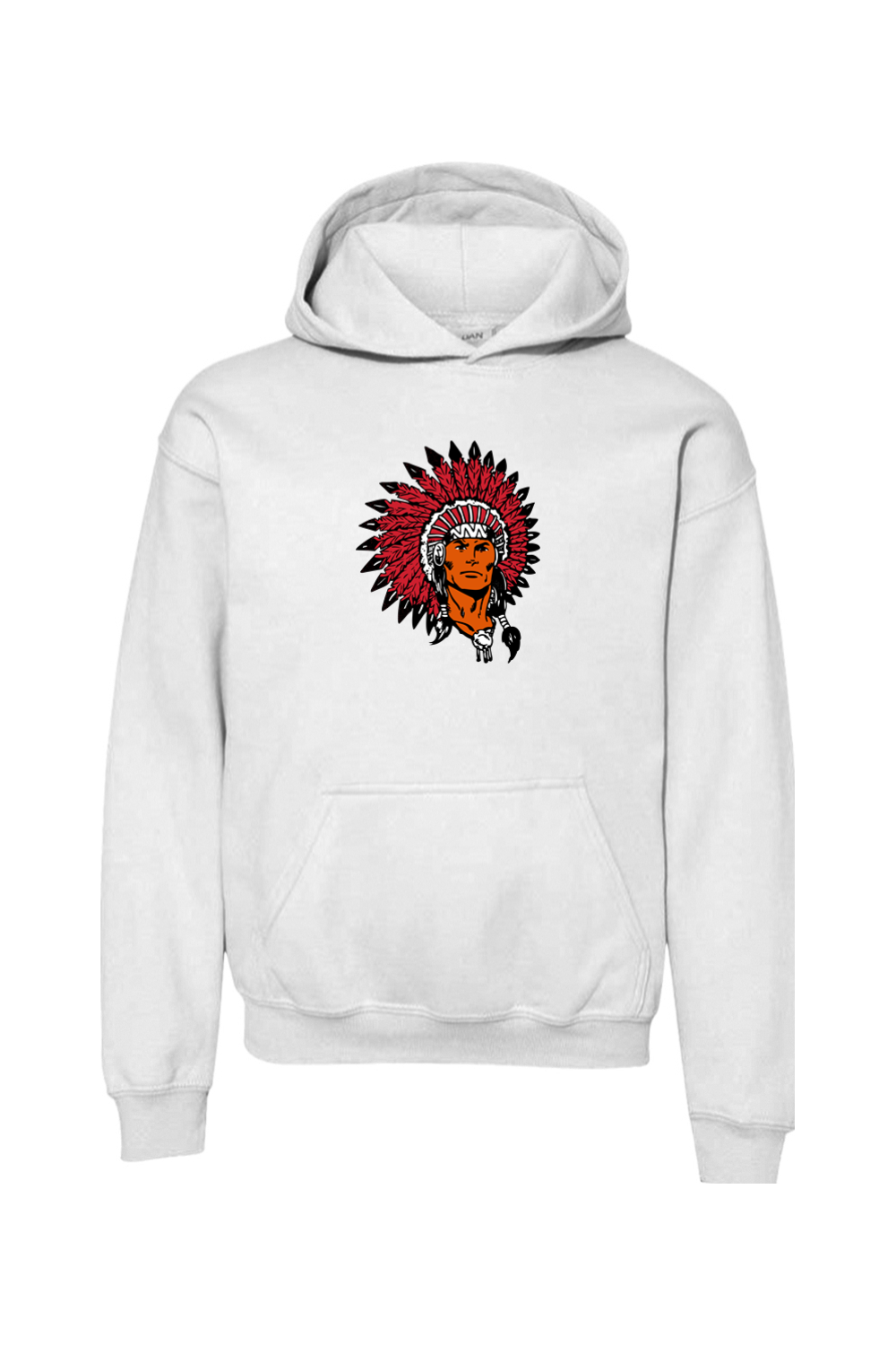 Bellefontaine Chiefs Youth Heavy Blend Hooded Sweatshirt