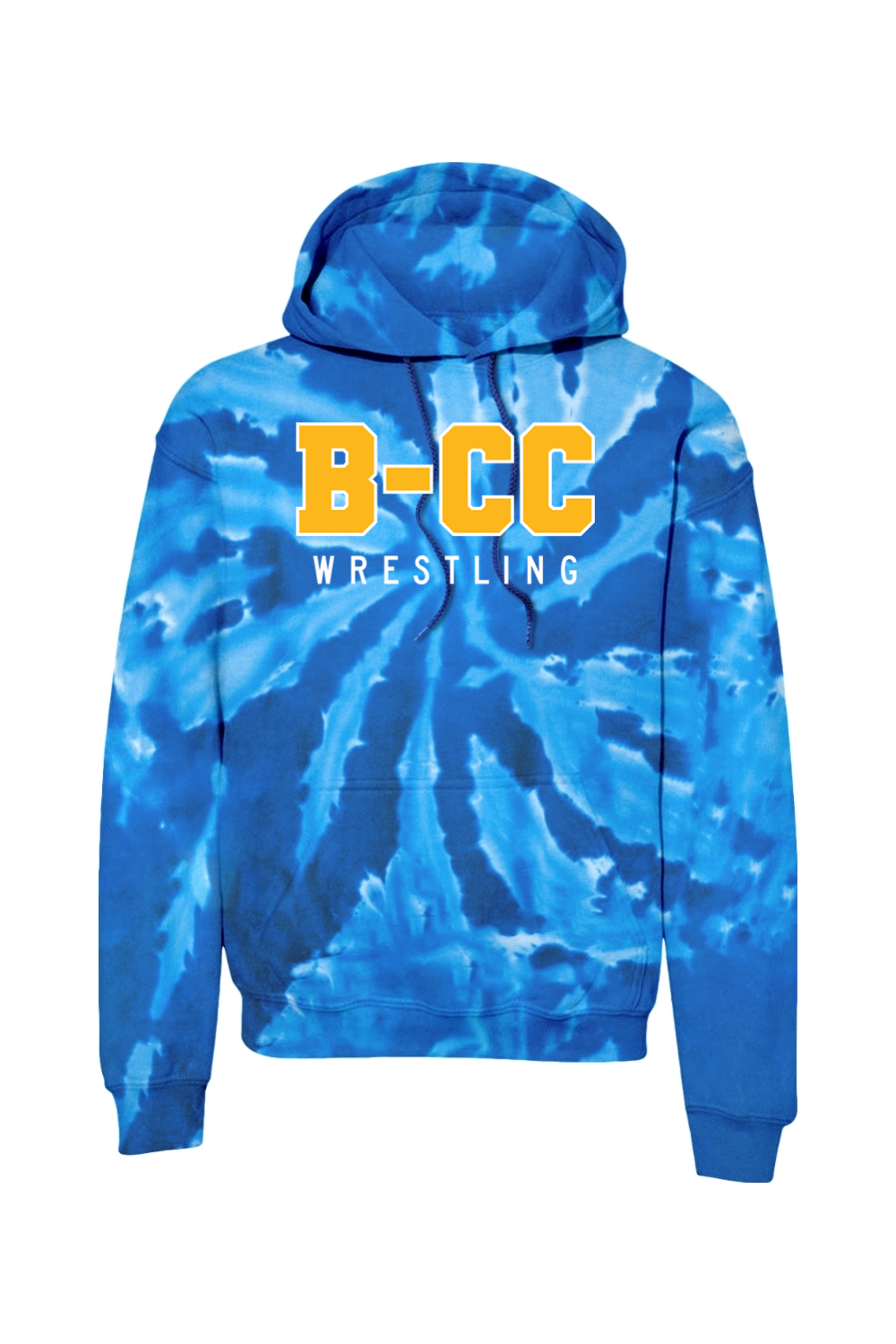 B-CC Wrestling DTF Tie-Dye Pullover Hooded Sweatshirt
