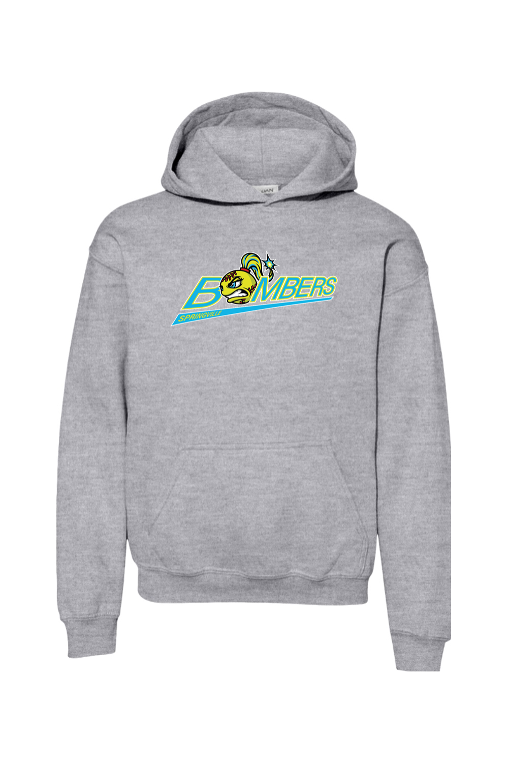 Springville Bombers Youth Heavy Blend Hooded Sweatshirt
