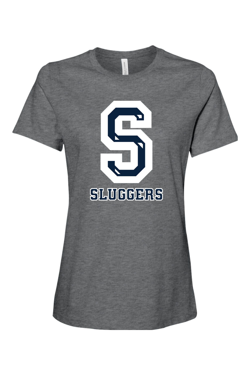 Sluggers Sports Academy Women’s Relaxed Fit Heather CVC Tee