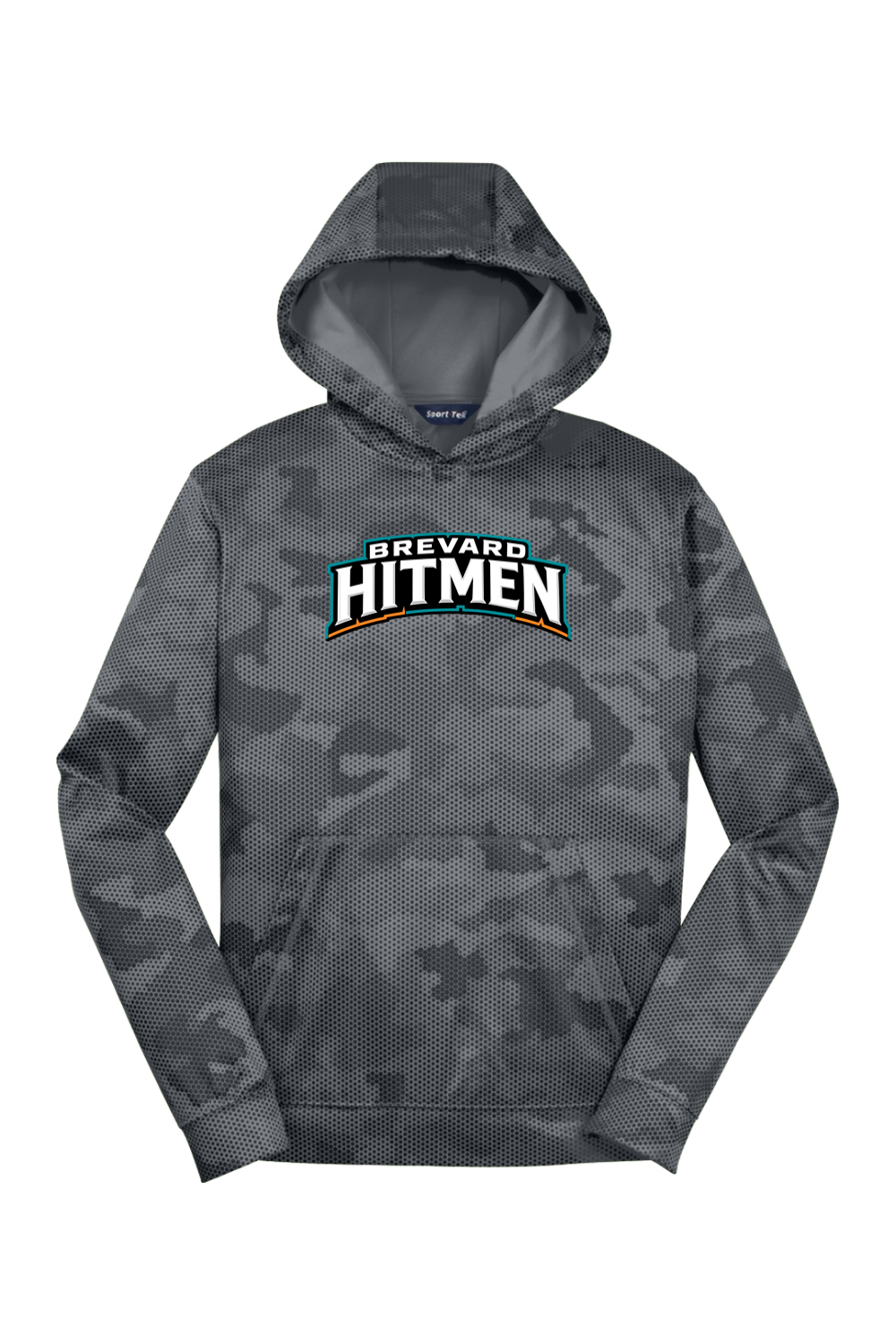 Brevard Hitmen DTF Youth CamoHex Fleece Hooded Pullover