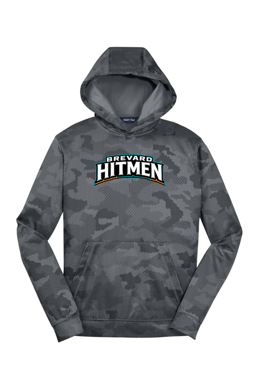 Brevard Hitmen DTF Youth CamoHex Fleece Hooded Pullover