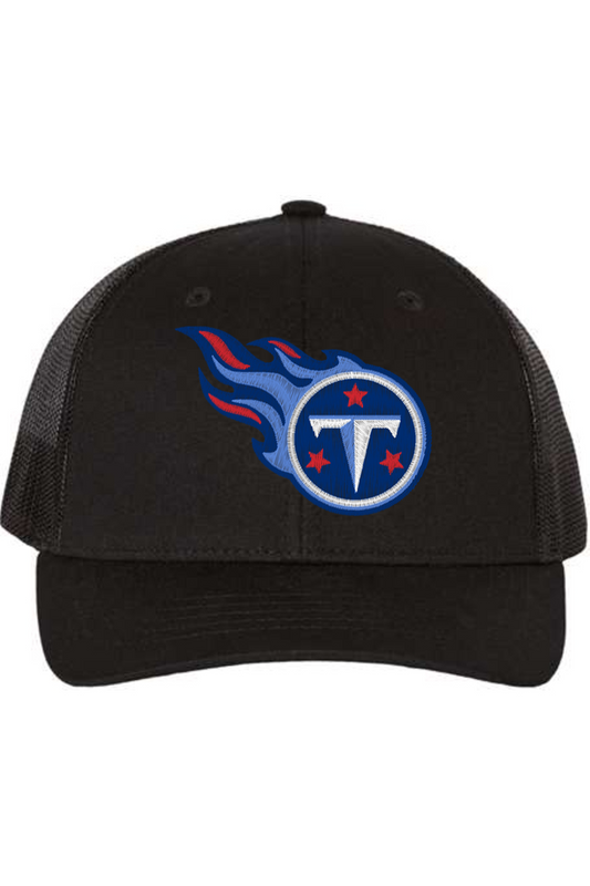 Weddington Titans Football Richardson Youth Trucker Snapback Cap (Fulfill)