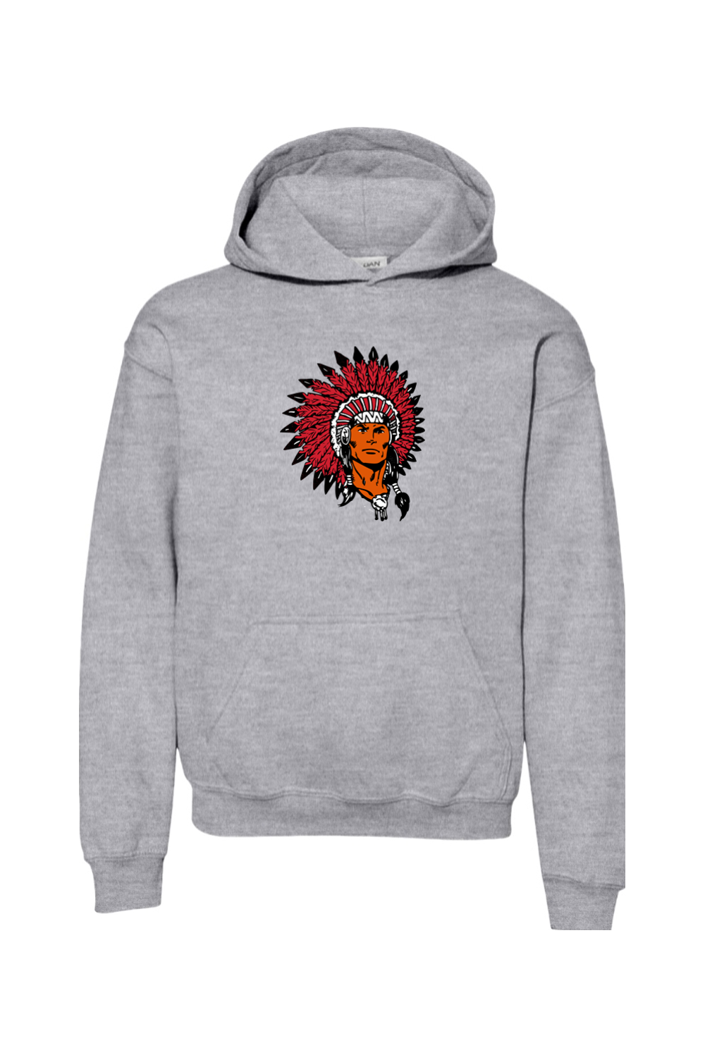 Bellefontaine Chiefs Youth Heavy Blend Hooded Sweatshirt