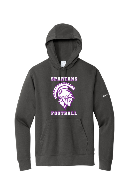 Spartans Football DTF Nike Club Fleece Sleeve Swoosh Pullover Hoodie