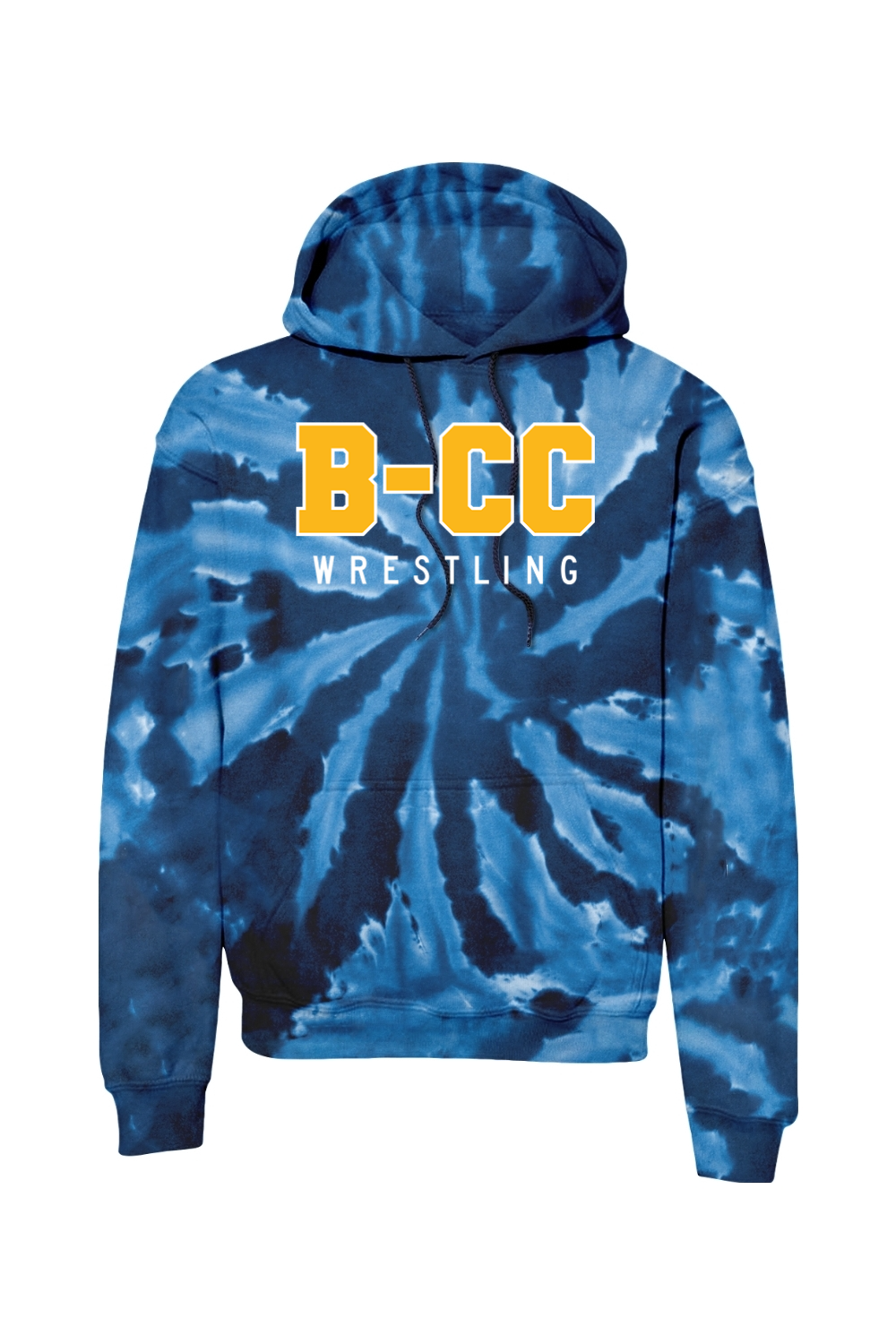 B-CC Wrestling DTF Tie-Dye Pullover Hooded Sweatshirt