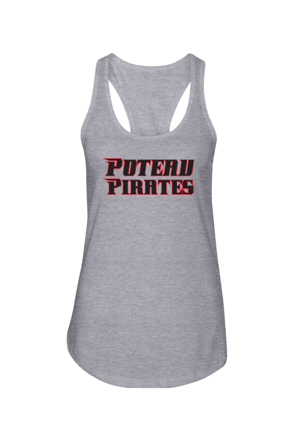 Poteau Pirates Ladies Racerback Tank