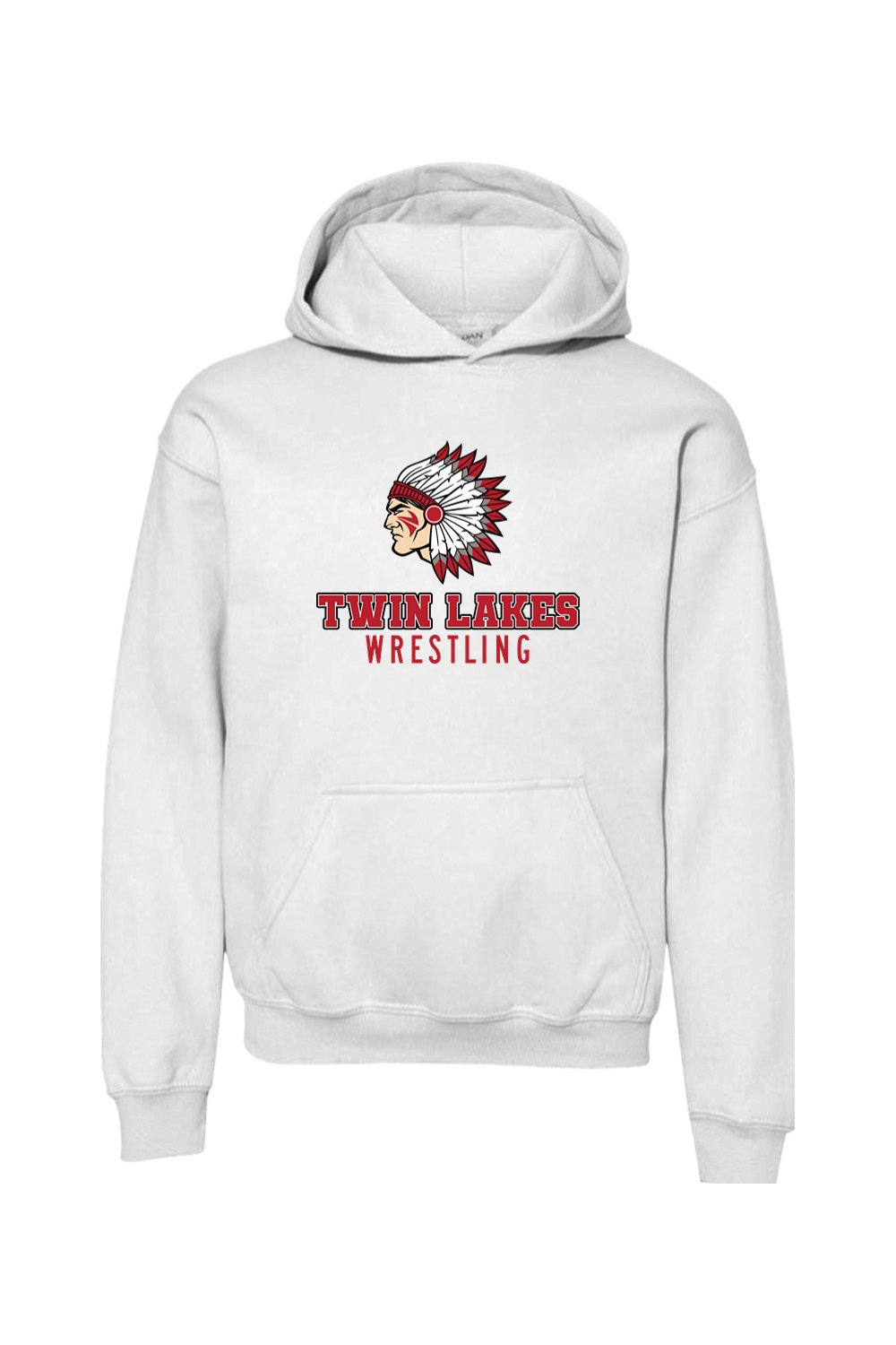 Twin Lakes Wrestling DTF Youth Heavy Blend Hooded Sweatshirt