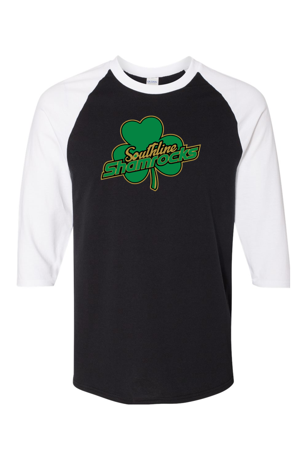 Gildan Heavy Cotton Raglan Three-Quarter Sleeve T-Shirt