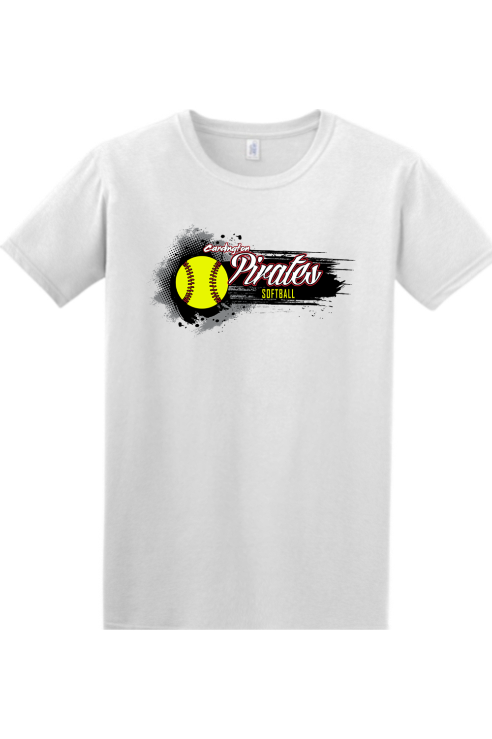 Cardington Pirates Softball DTF Softstyle T-Shirt