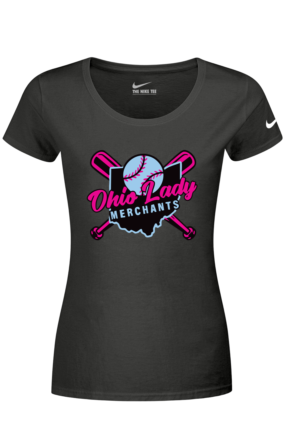 Ohio Lady Merchants Nike Ladies Dri-FIT Cotton/Poly Scoop Neck Tee