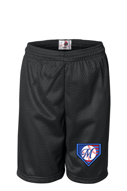 Maverick Manchester Baseball Youth Pro Mesh 6" Shorts