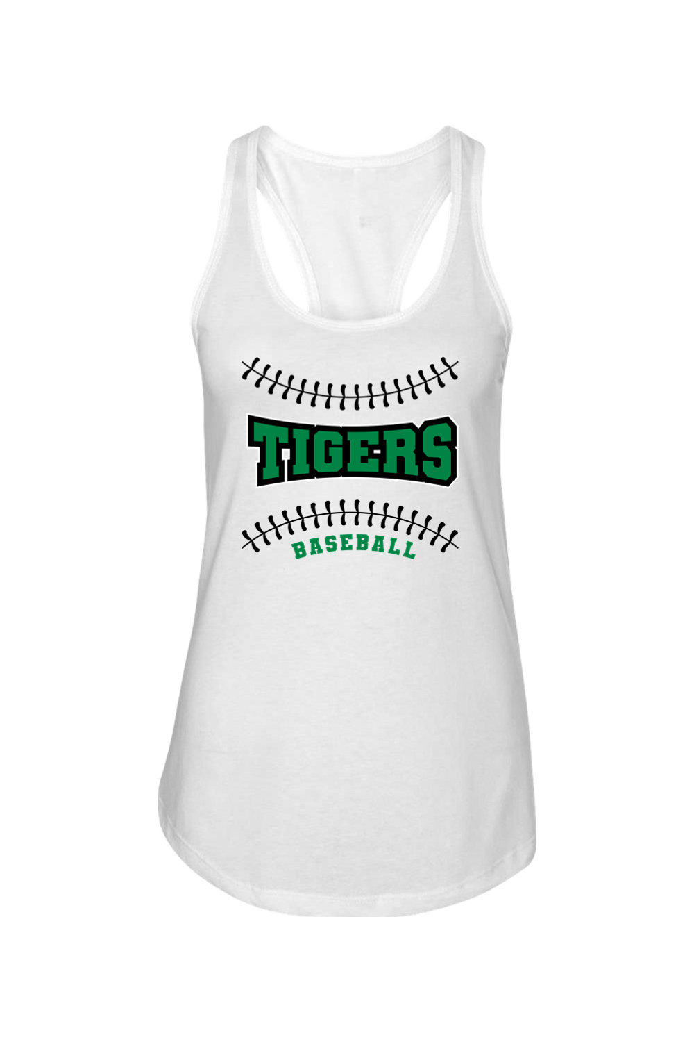Yorktown Baseball Ladies Racerback Tank