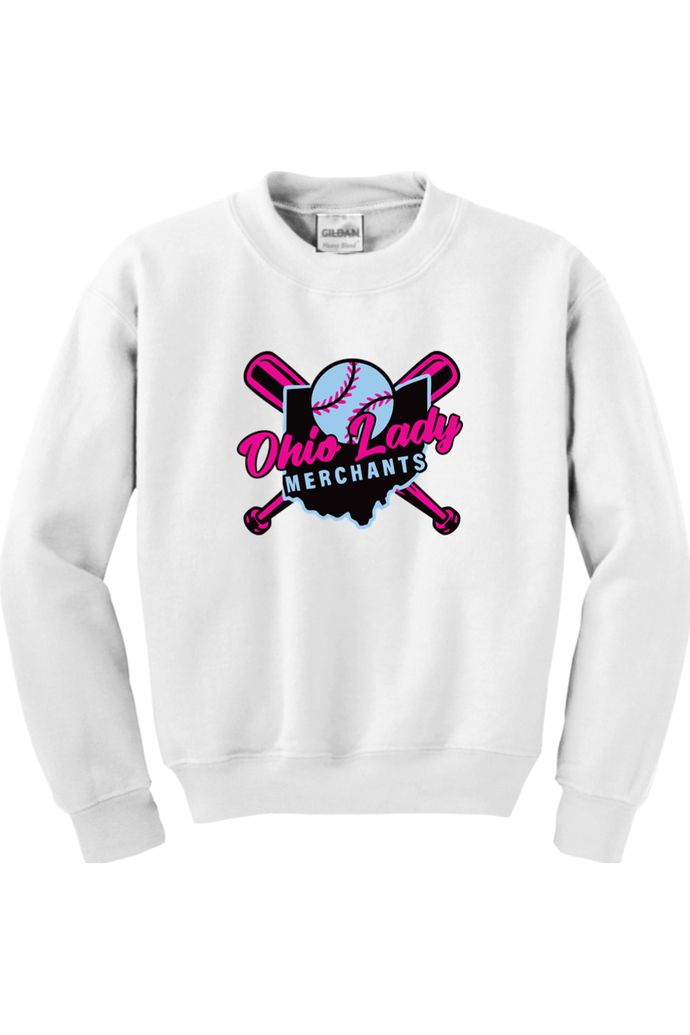 Ohio Lady Merchants Youth Heavy Blend Crewneck Sweatshirt