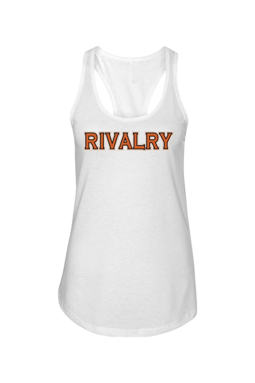 Rivalry Baseball DTF Ladies Racerback Tank