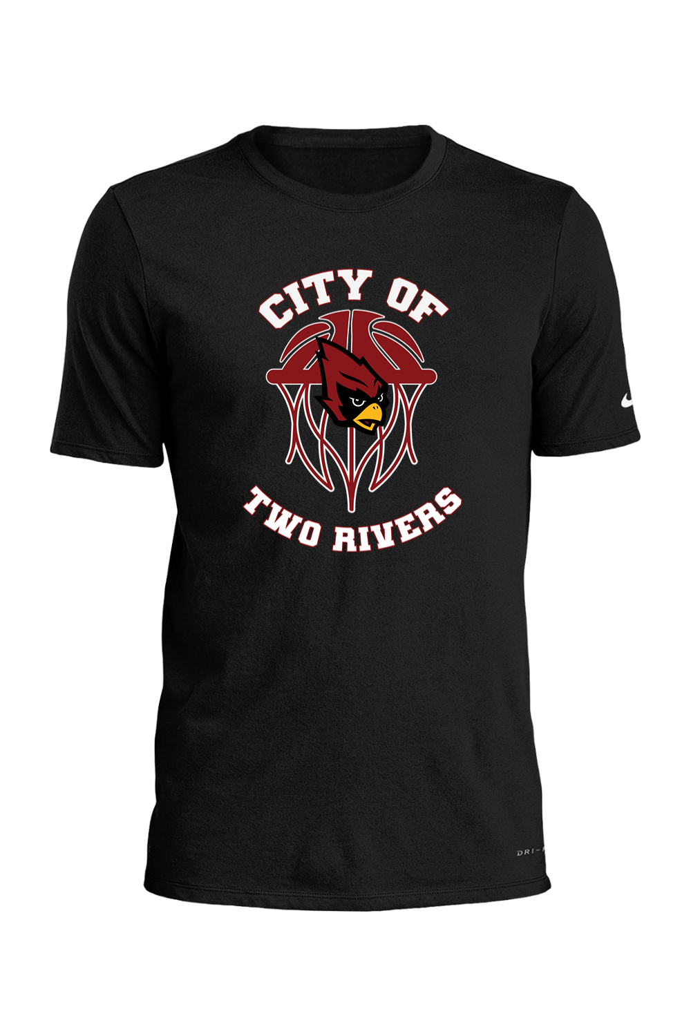 Portland Raider Basketball DTF Nike Dri-FIT Cotton/Poly Tee
