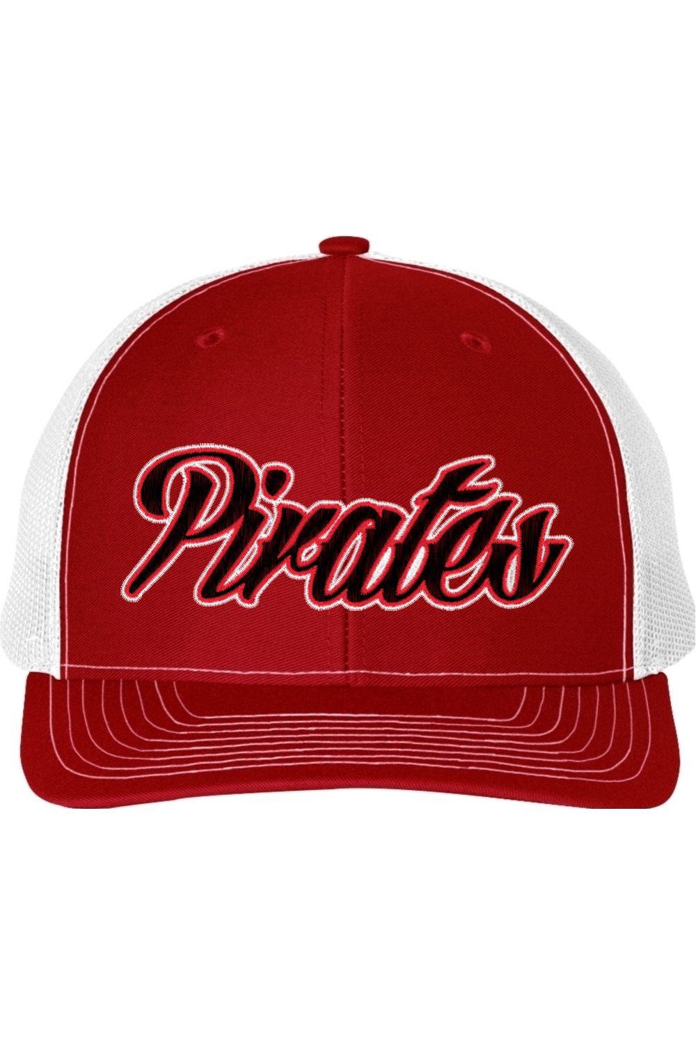 Cardington Pirates Softball Embroidered Snapback Trucker Cap