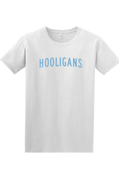 Hooligans Baseball Softstyle T-Shirt Shoulder Logo