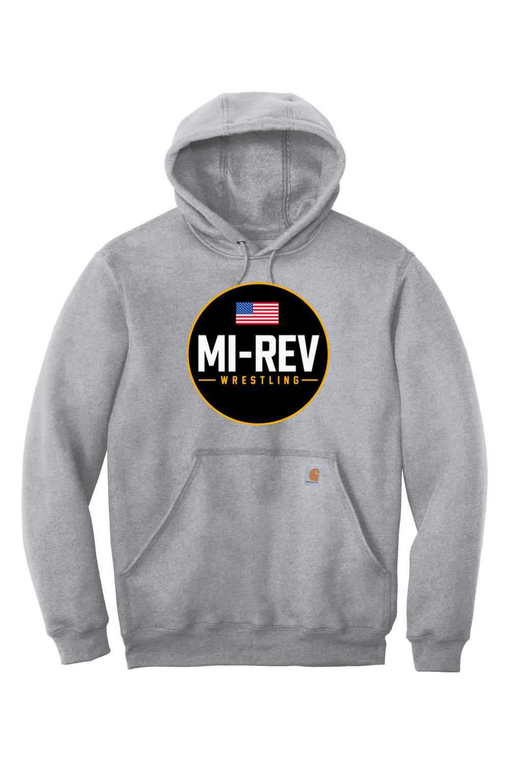 MI-REV Wrestling DTF Carhartt Midweight Hooded Sweatshirt