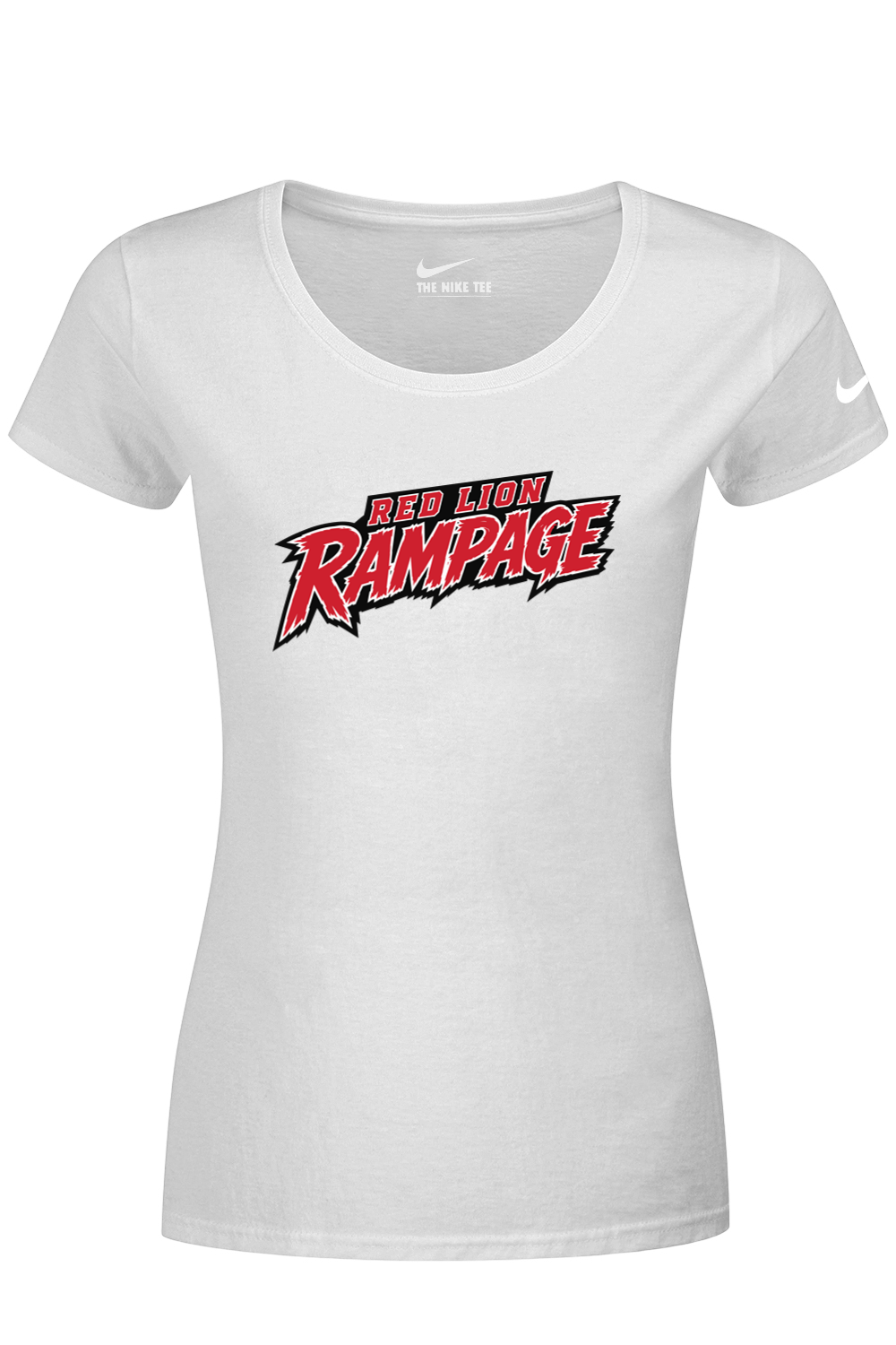 Red Lion Rampage DTF Nike Ladies Dri-FIT Cotton/Poly Scoop Neck Tee