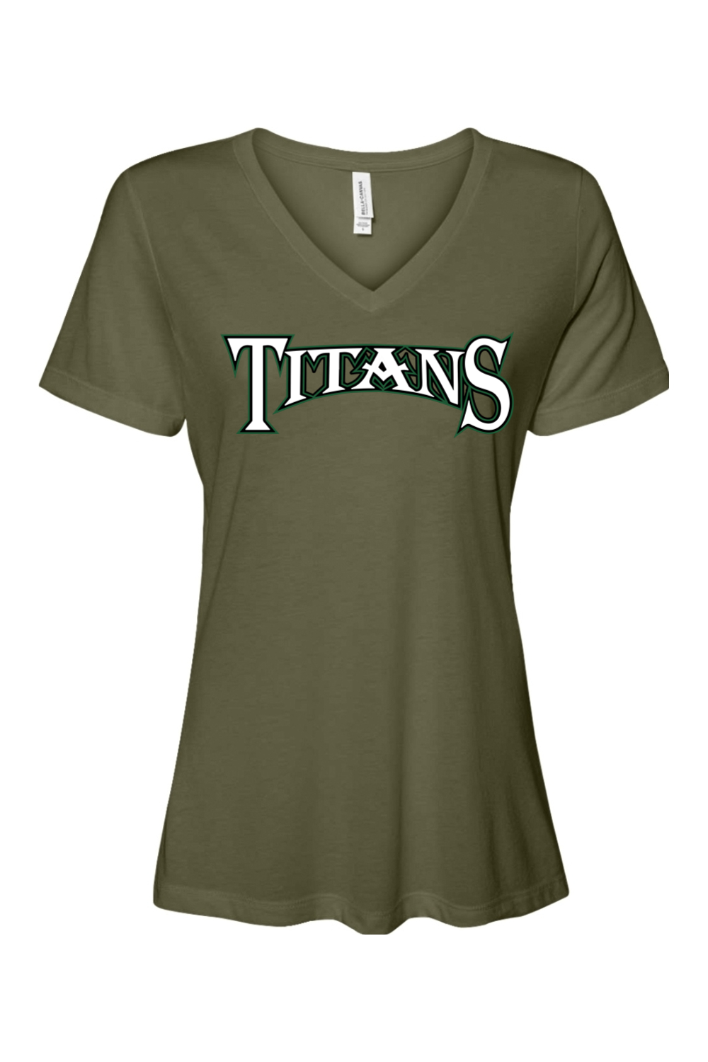 Bella + Canvas Women’s Relaxed Jersey Short Sleeve V-Neck T-Shirt