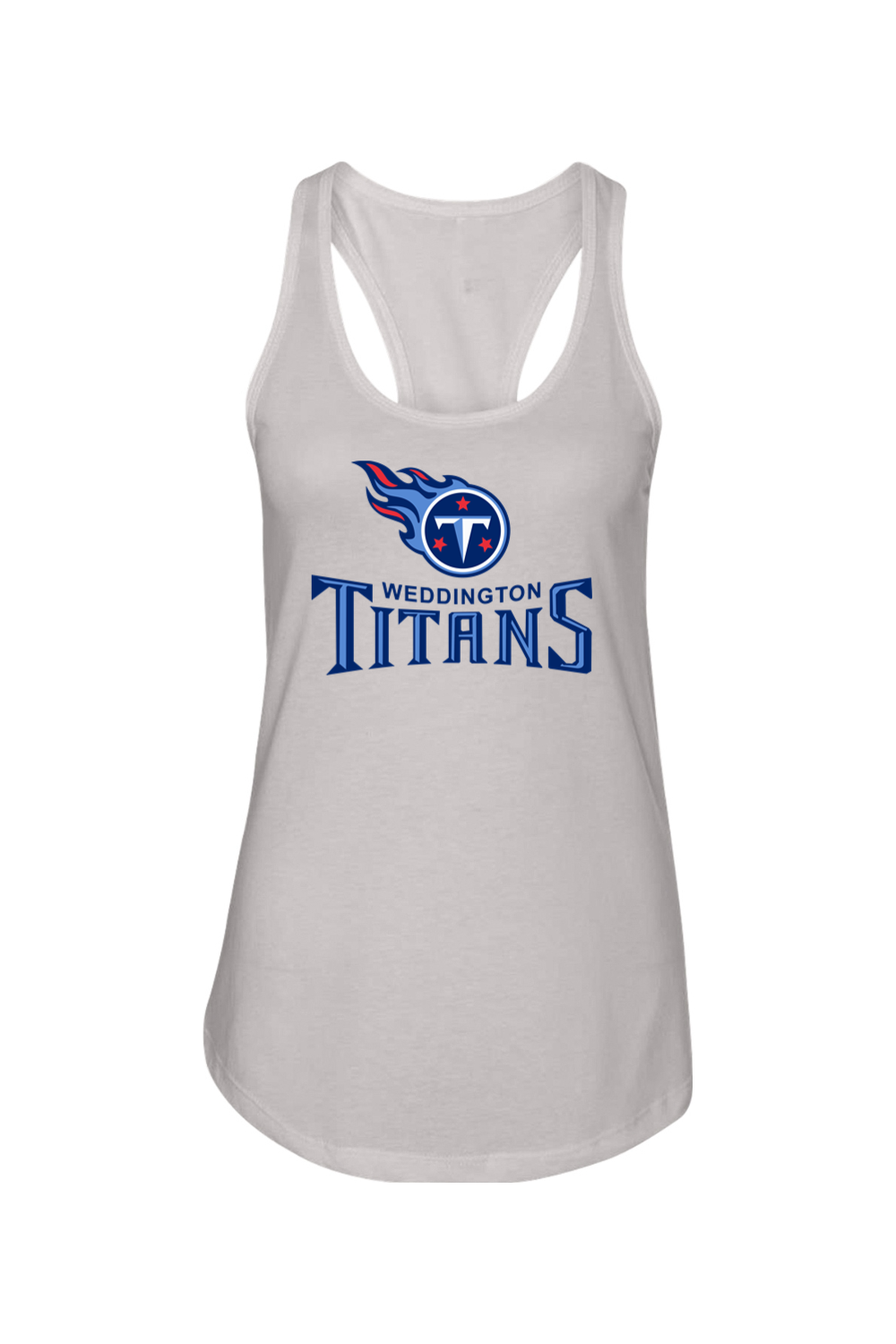 Weddington Titans Football DTF Ladies Racerback Tank