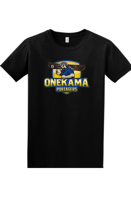 Onekama Portagers Football Softstyle T-Shirt