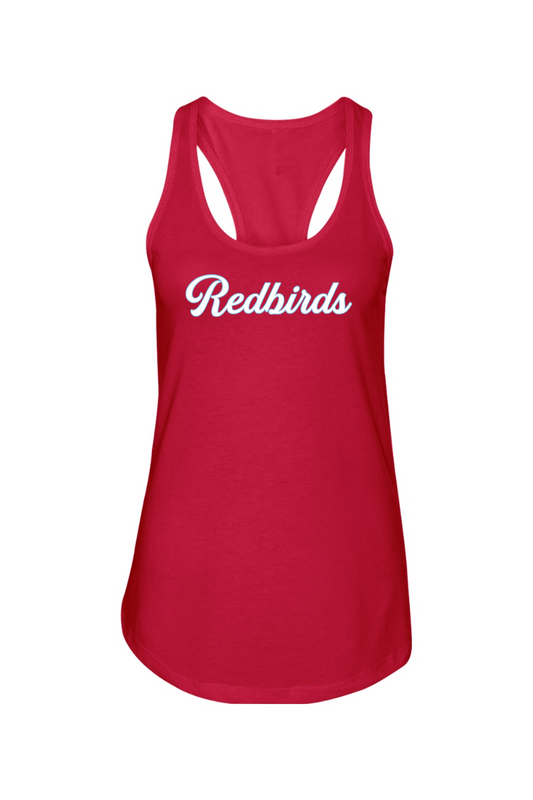 Marion Redbirds Baseball DTF Ladies Racerback Tank