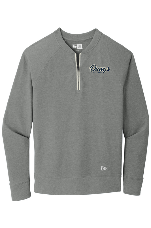 Otsego Football Navy Logo Cotton Blend 1/4-Zip Pullover