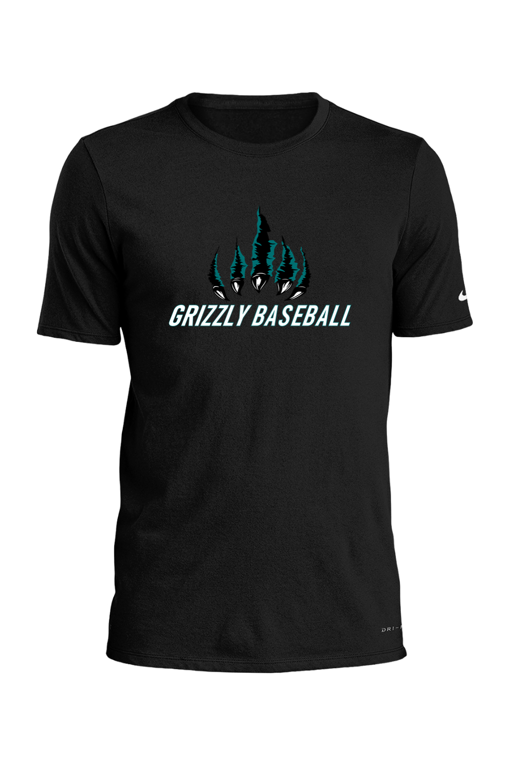 Grizzly's Baseball Dri-FIT Cotton/Poly Tee