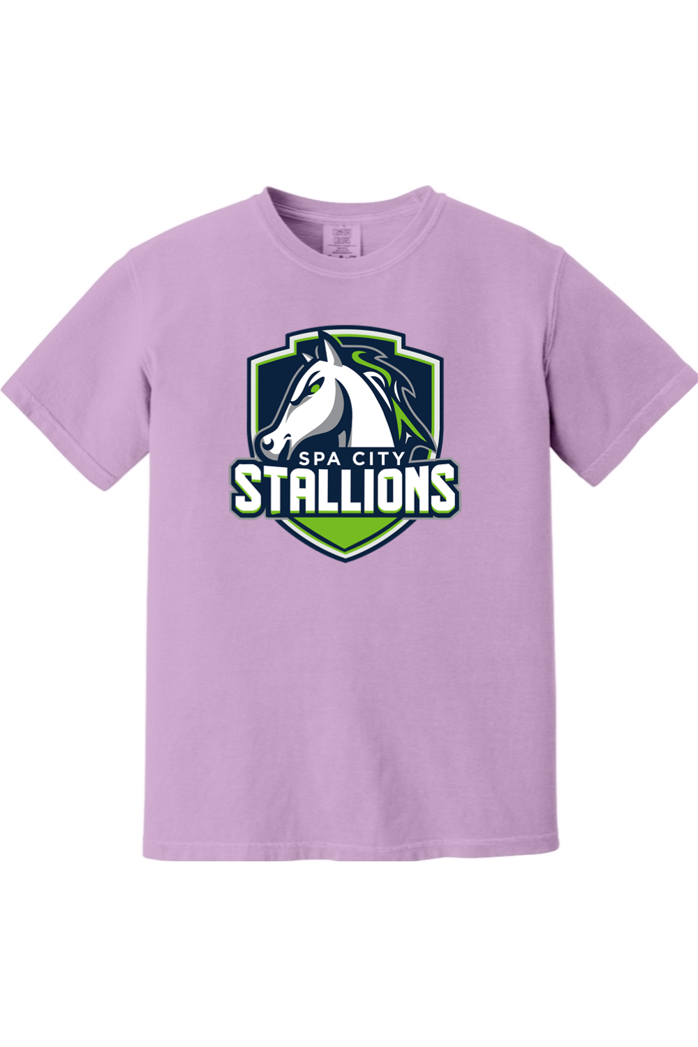 Spa City Stallions DTF Comfort Colors Ringspun Short Sleeve Shirt