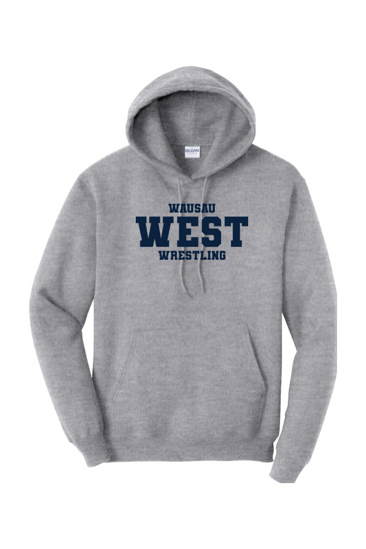 Wausau West Wrestling DTF Blend Hooded Sweatshirt