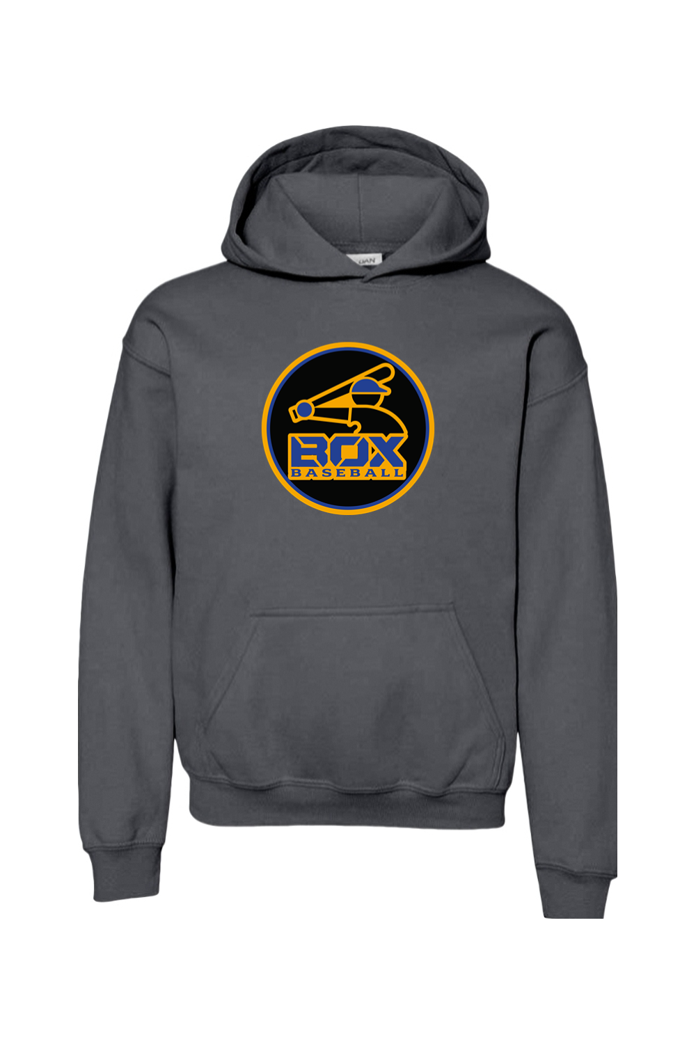 Jet Box Baseball DTF Youth Heavy Blend Hooded Sweatshirt