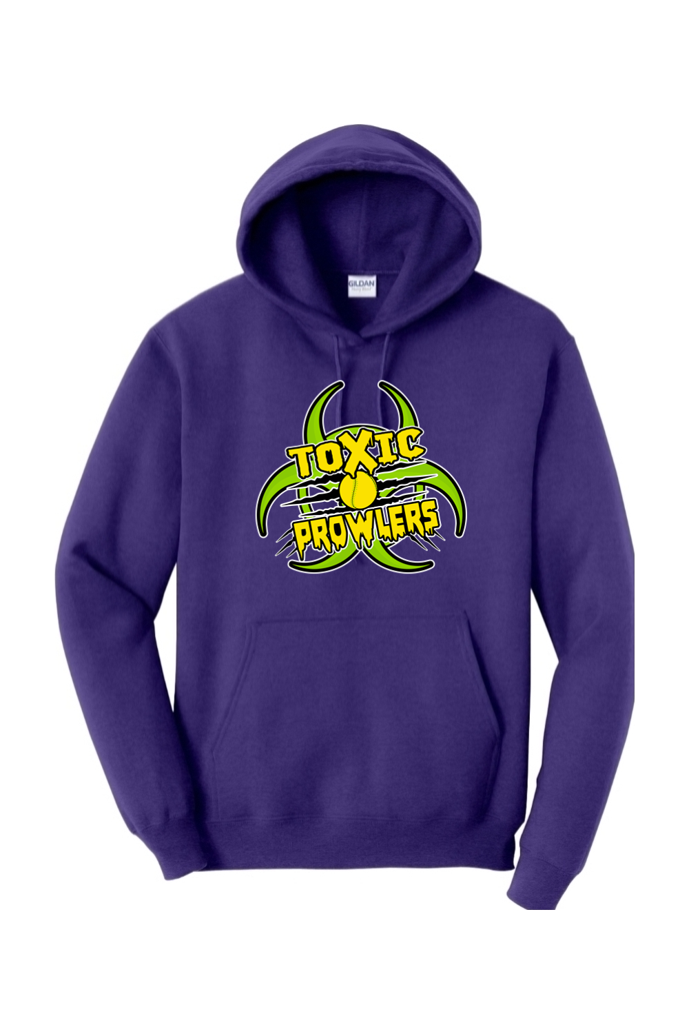 Toxic Prowlers Softball Heavy Blend Hooded Sweatshirt