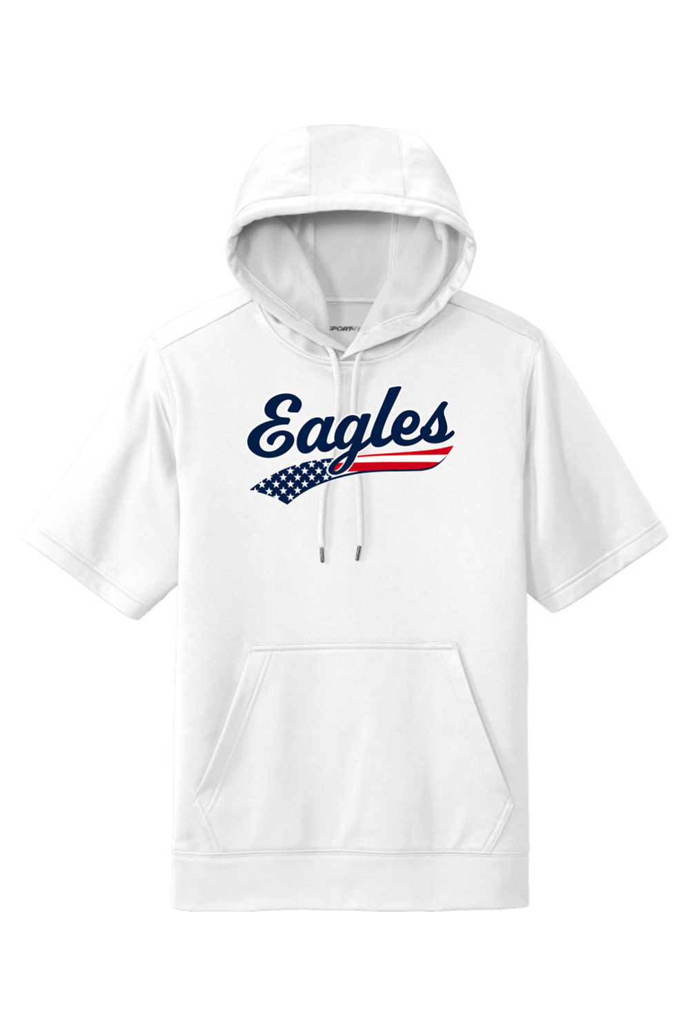 Watervliet Eagles Baseball DTF Fleece Short Sleeve Hooded Pullover