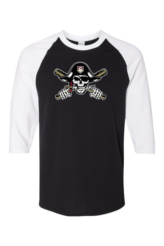 Gildan Heavy Cotton Raglan Three-Quarter Sleeve T-Shirt