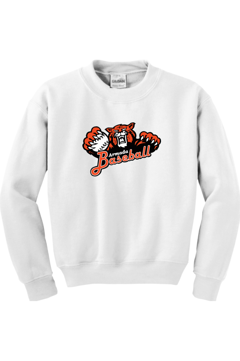 Armada Baseball Youth Heavy Blend Crewneck Sweatshirt