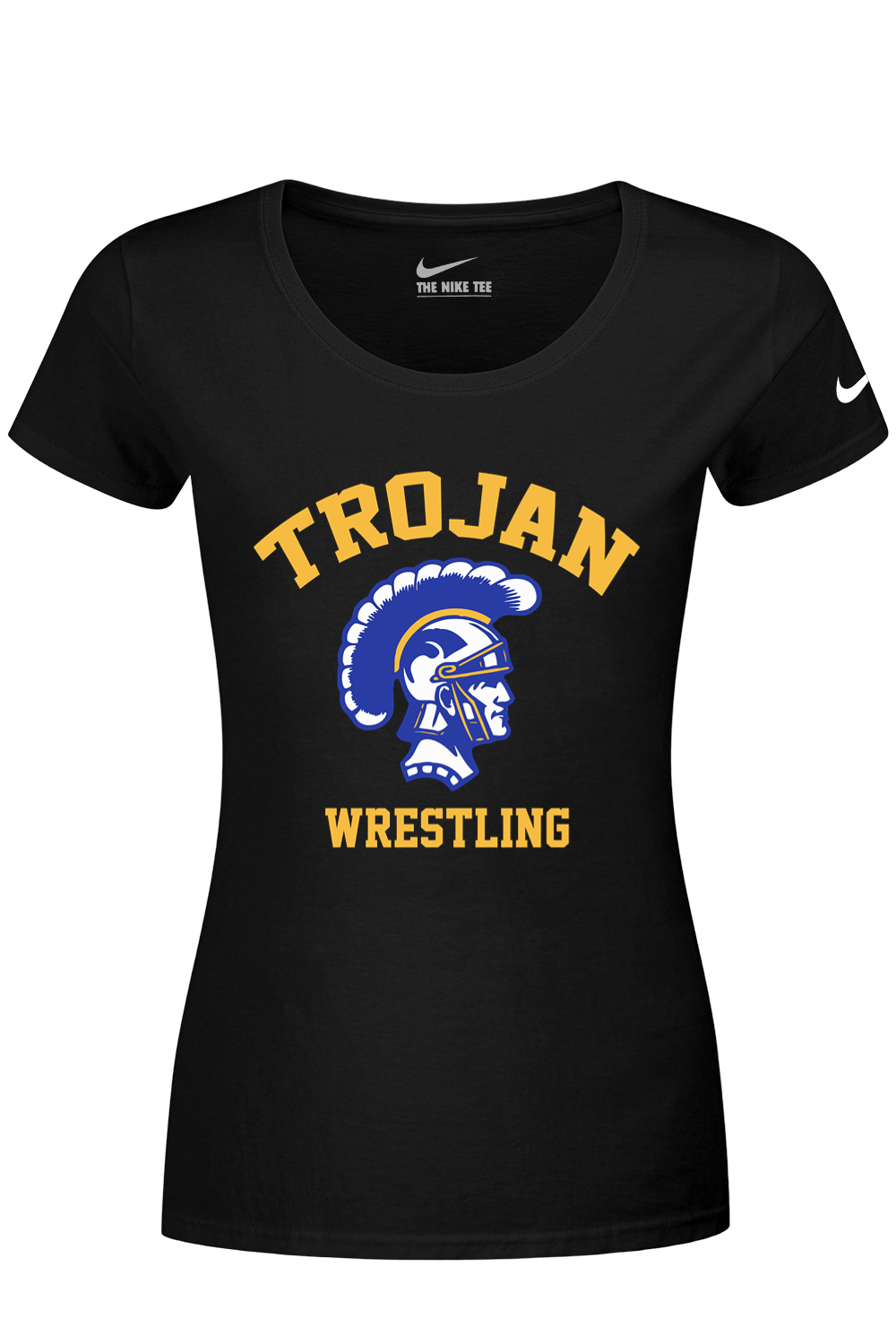 Adrian Madison Wrestling DTF Nike Ladies Dri-FIT Cotton/Poly Scoop Neck Tee