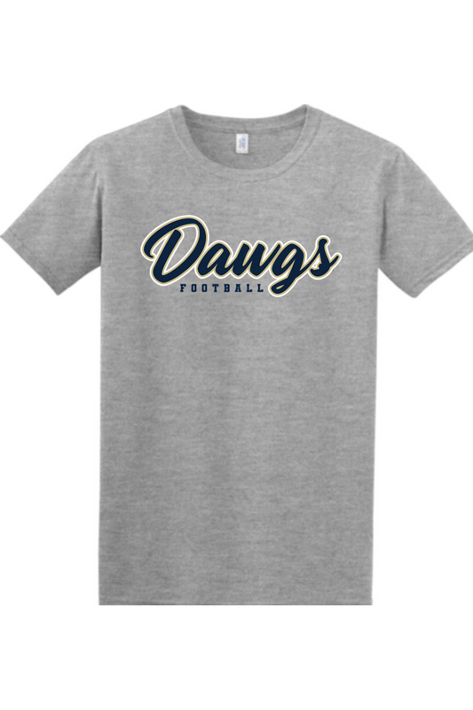 Otsego Football Navy Logo Softstyle T-Shirt