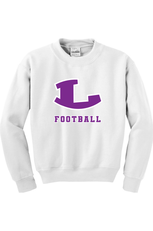 Spartans Football DTF Youth Heavy Blend Crewneck Sweatshirt