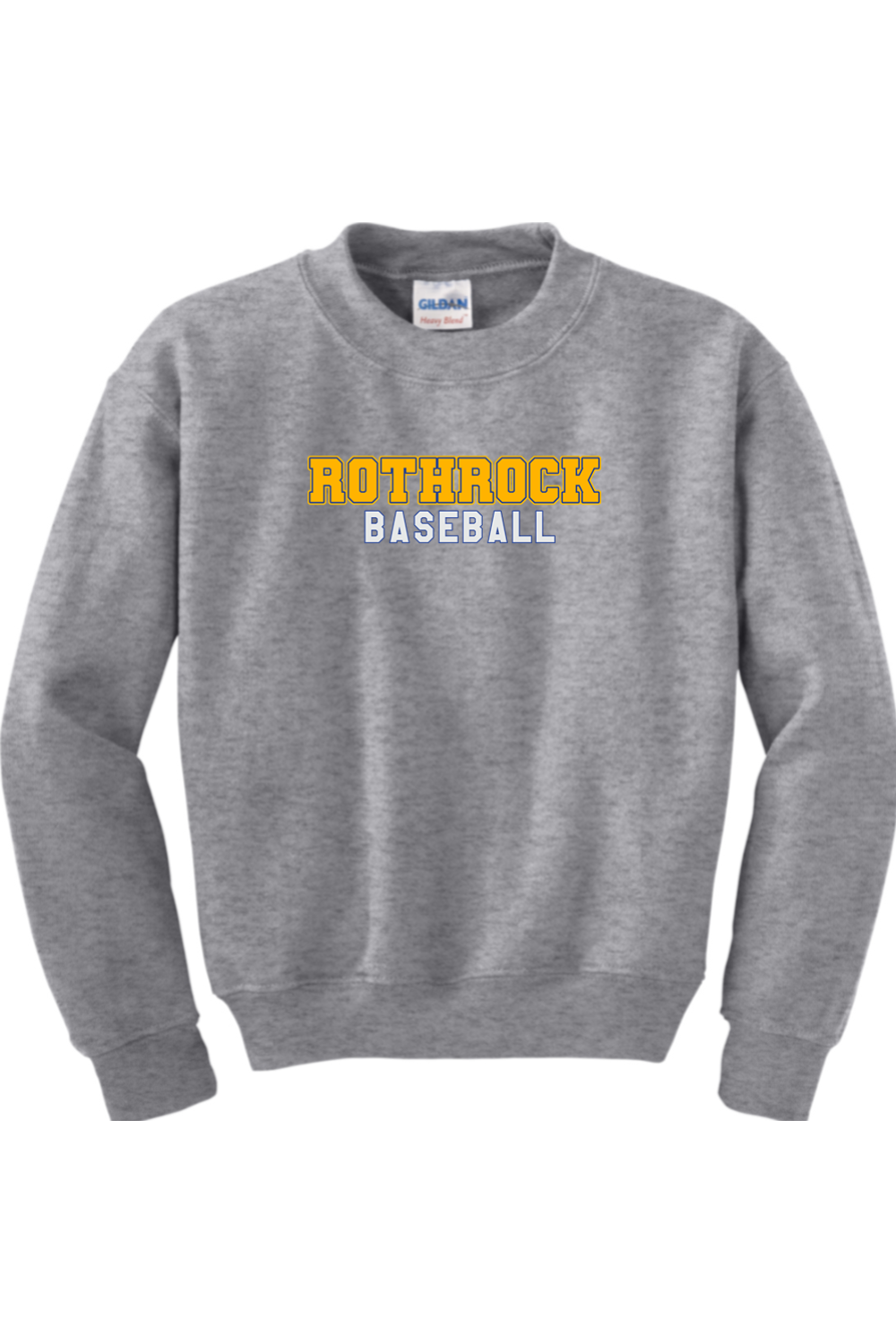 Rothrock Baseball Youth Heavy Blend Crewneck Sweatshirt