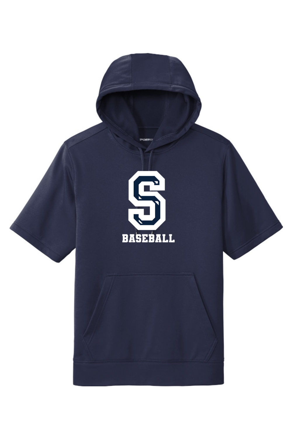 Sluggers Baseball Fleece Short Sleeve Hooded Pullover