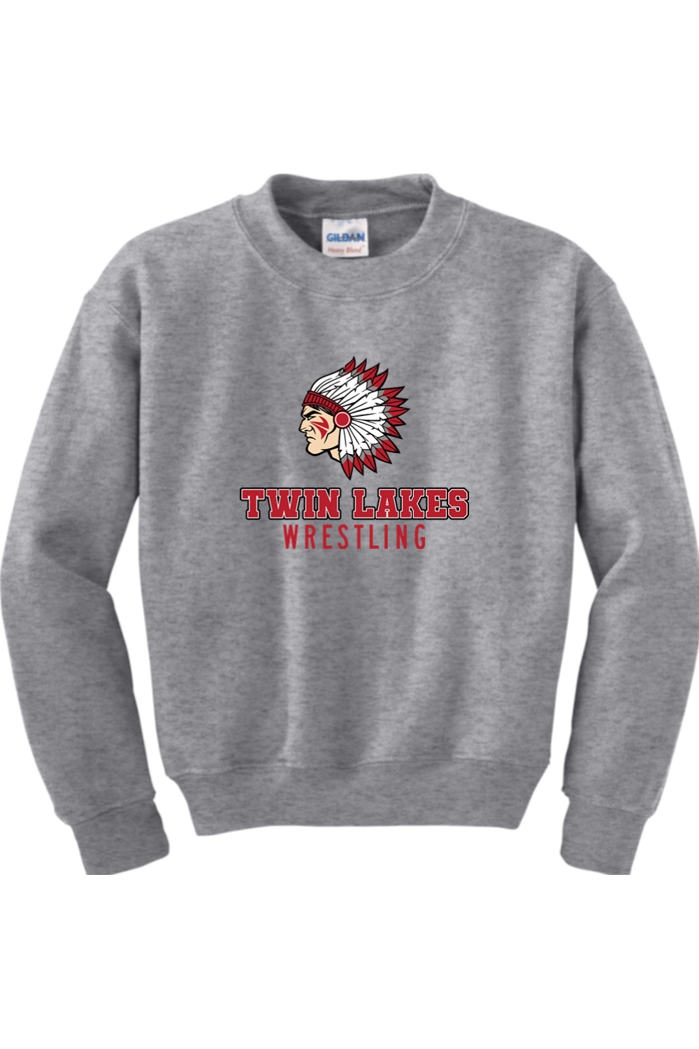 Twin Lakes Wrestling DTF Youth Heavy Blend Crewneck Sweatshirt