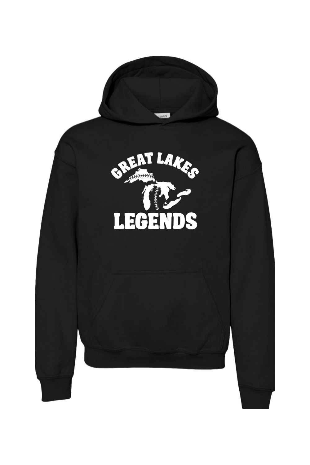 Great Lakes Legends Youth Heavy Blend Hooded Sweatshirt
