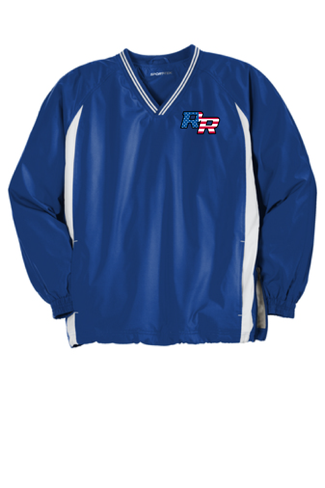Richmond Royals 10U Tipped V-Neck Raglan Wind Shirt