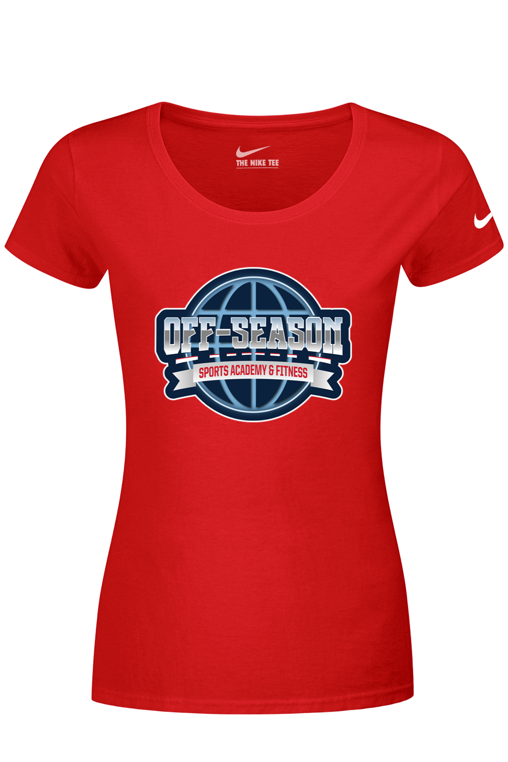 Sports Academy Softball Nike Ladies Dri-FIT Cotton/Poly Scoop Neck Tee
