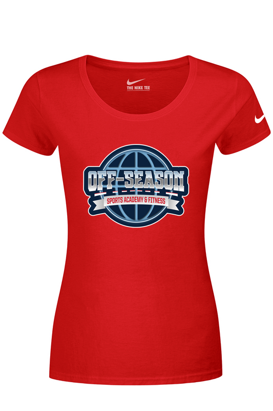 Sports Academy Softball Nike Ladies Dri-FIT Cotton/Poly Scoop Neck Tee