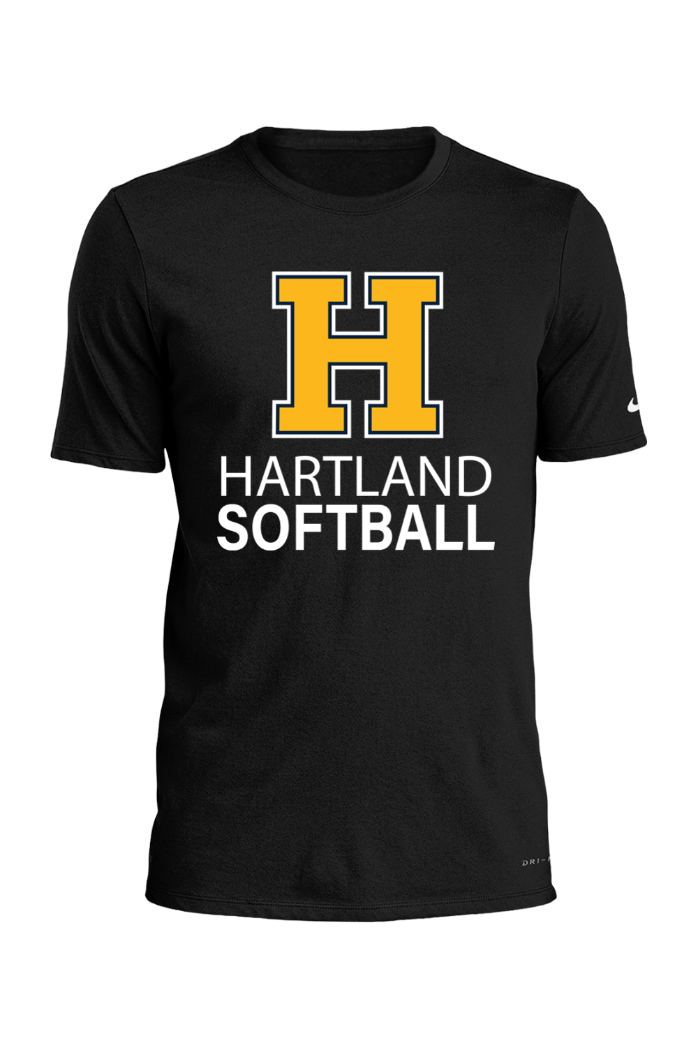 Hartland Softball Nike Dri-FIT Cotton/Poly Tee