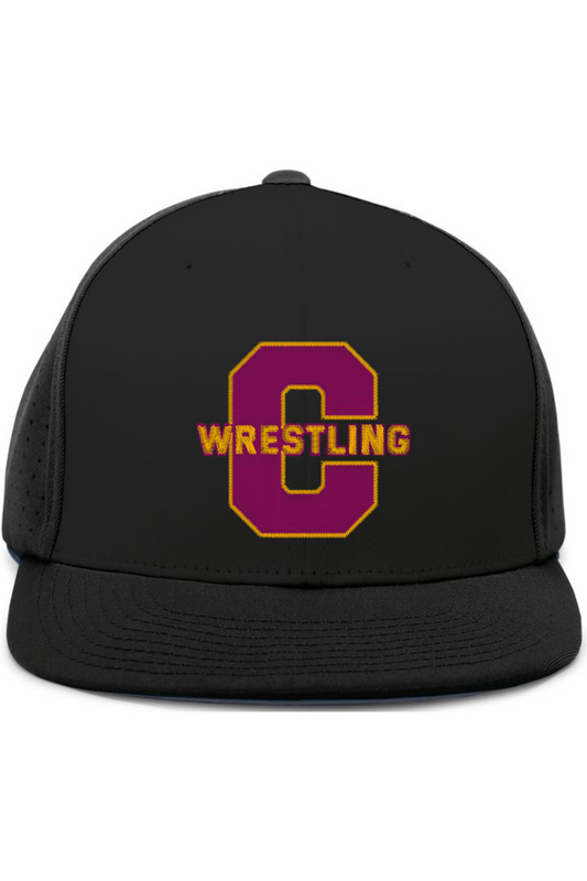 Caro Wrestling Embroidered Pacific Headwear Perforated F3 Performance Flexfit Cap