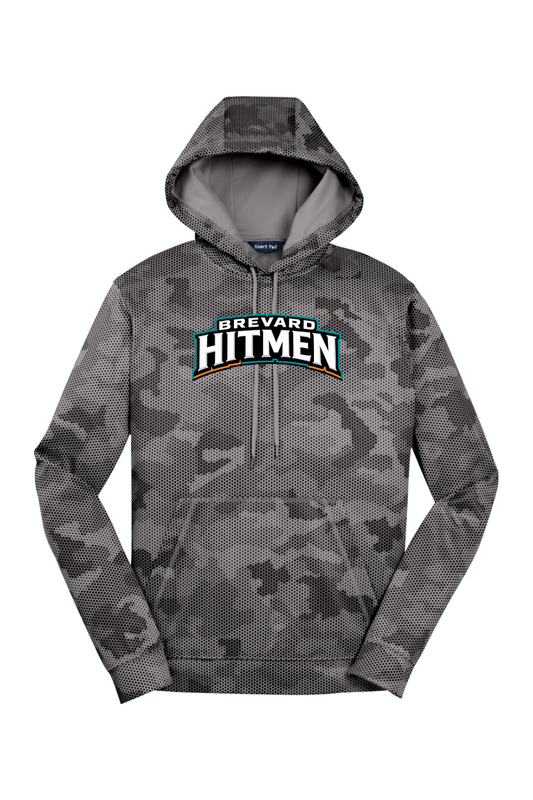 Brevard Hitmen DTF CamoHex Fleece Hooded Pullover